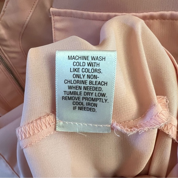 Candie’s Lace Back Blouse- Blush Pink - Picture 8 of 9